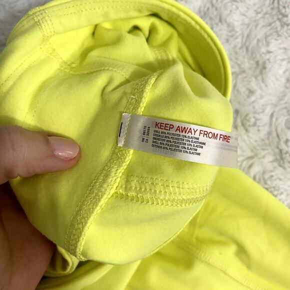 NEW Free People Movement Bright Yellow Boho Wonderland Warmth Run Leggings M - Picture 7 of 11